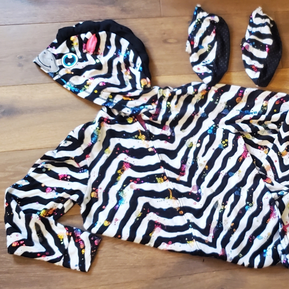 Justice zebra onesie